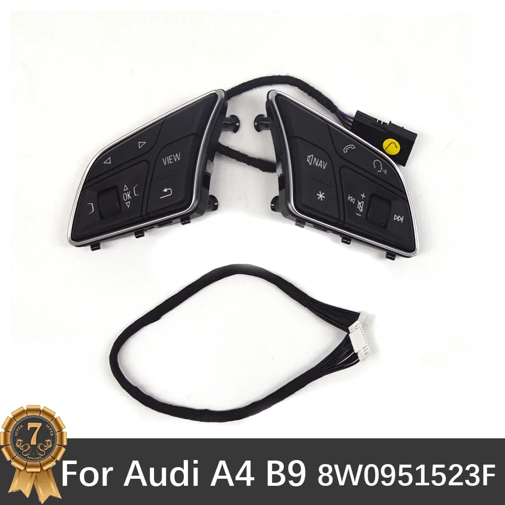

Многофункциональная кнопка рулевого колеса для Audi A5 S5 A4 B9 8W0951523F 8W0 951 523 F