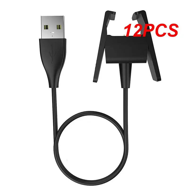

12PCS Charger Charging Clip Cable Cord Dock Cradle For Fitbit Charge 2