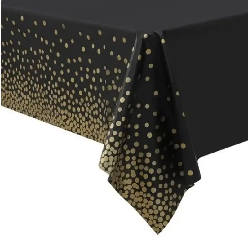 Disposable Tablecloth For Party Wedding Decor Happy Birthday Decoration 137*274cm party disposable tableware