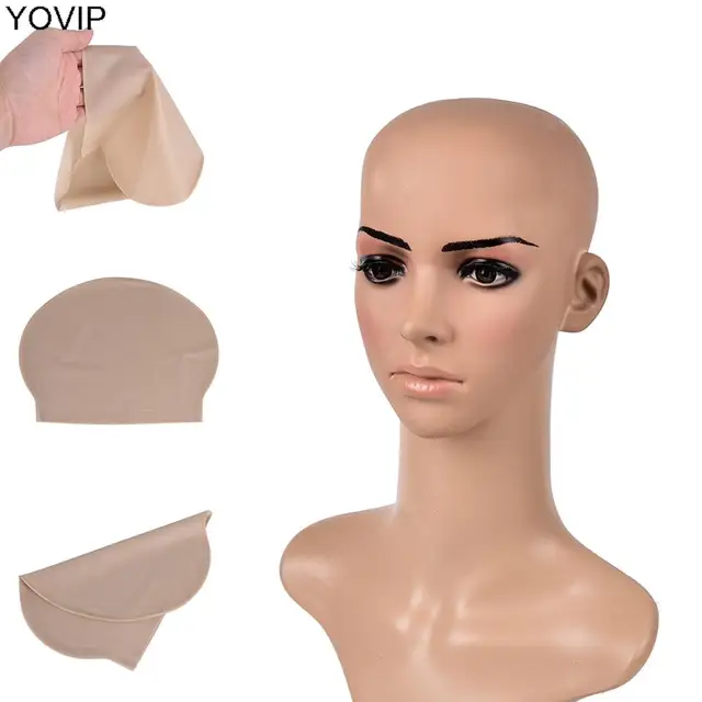 Bald Head Latex Rubber Skinhead Realistic main image 1