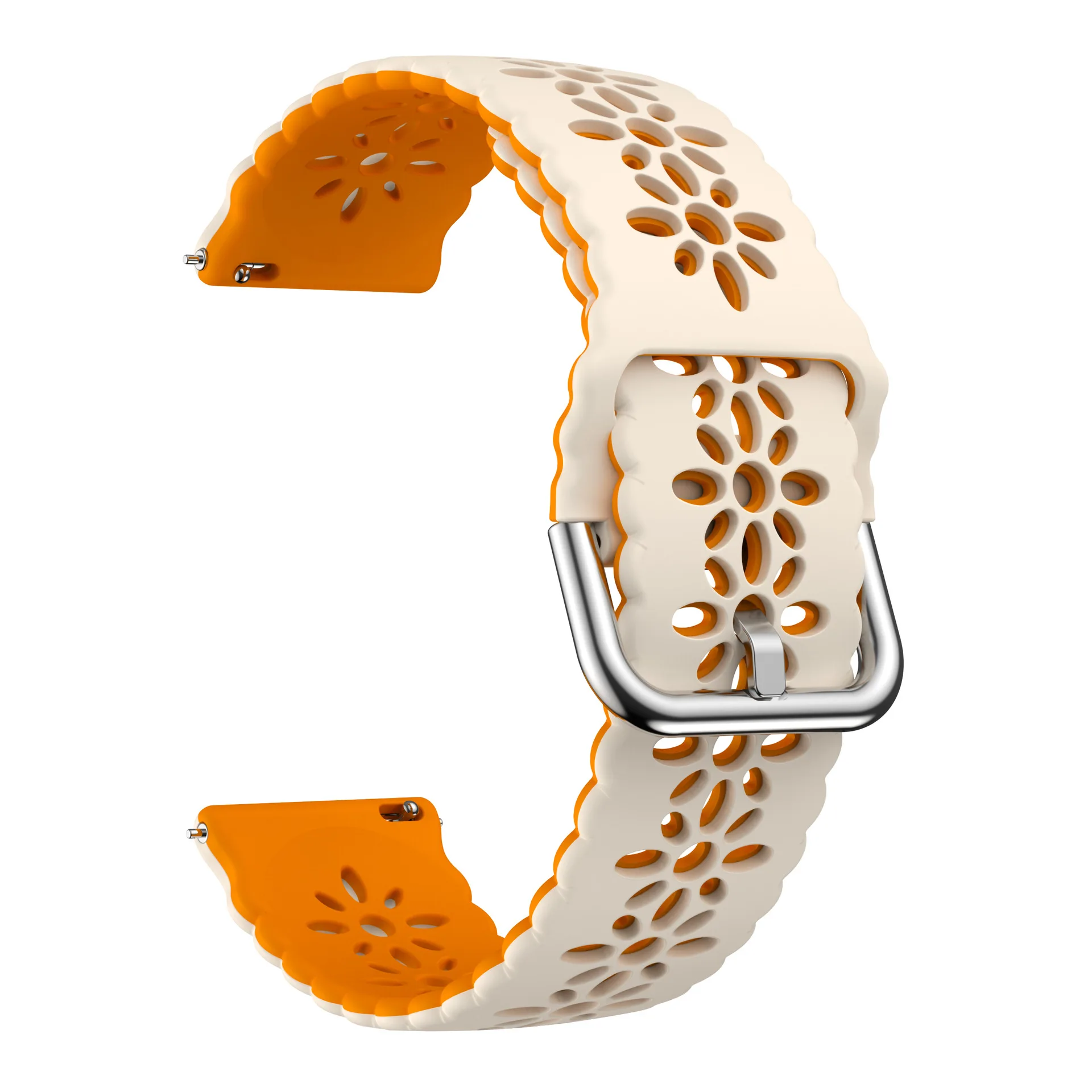 Durable Silicone Watch Band - 20mm/22mm, Multiple Colors