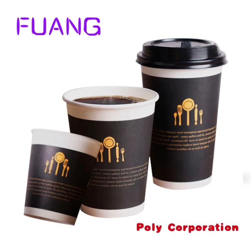 6oz 8oz 12oz 14oz 16oz Double Wall Disposable Paper Cup - China Disposable  Logo Cups and 8oz Paper Cups price