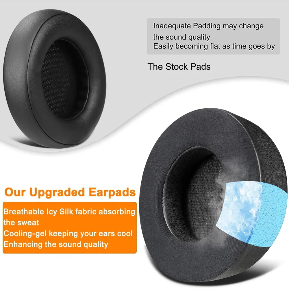 Replacement Foam Ear Pads for VIRTUOSO RGB SE/XT Headphones memory foam Earpads Protein Leather