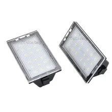 

2X Led License Plate Light Auto Tail Lamp White LED Bulbs For Land Range Rover Sport L320 Discovery 3 4 LR3 LR4 Freelander 2 LR2
