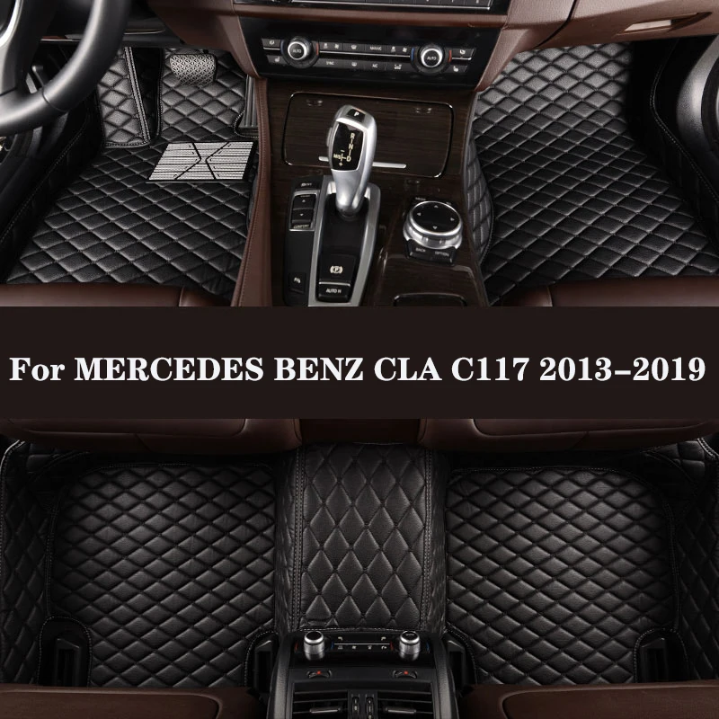 

HLFNTF Full surround custom car floor mat For MERCEDES BENZ CLA C117 2013-2019 car parts car accessories Automotive interior
