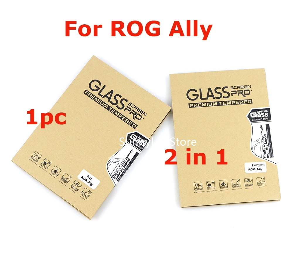 Vetro Temperato 9H Per Asus Rog Ally Pellicola Protettiva Per Schermo Antigraffio Per Console Rog Ally Asus Con Pacchetto