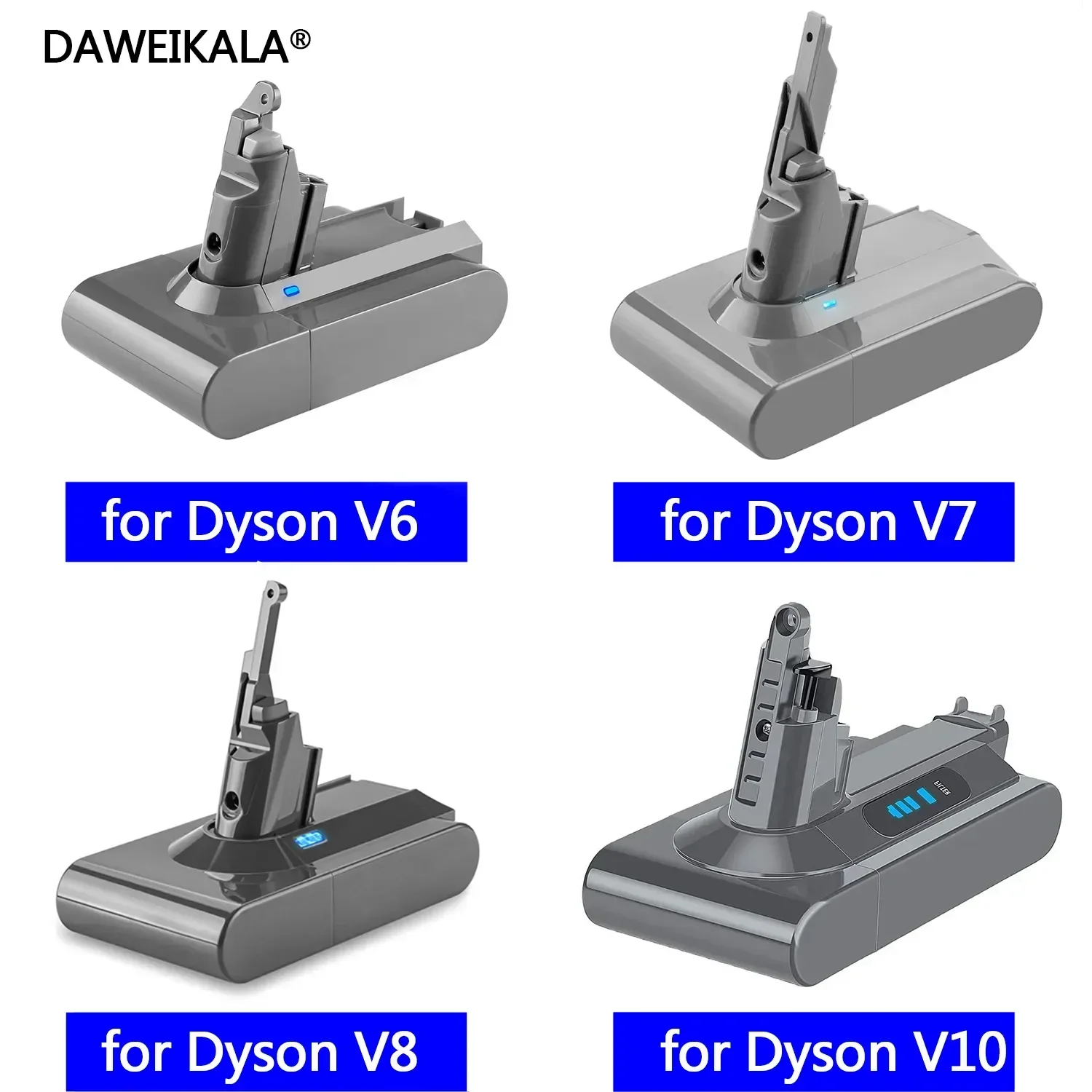 

Батарея для Dyson V6 V7 V8 V10, запасной аккумулятор для ручного пылесоса Dyson, SV12, DC62, SV11, SV10