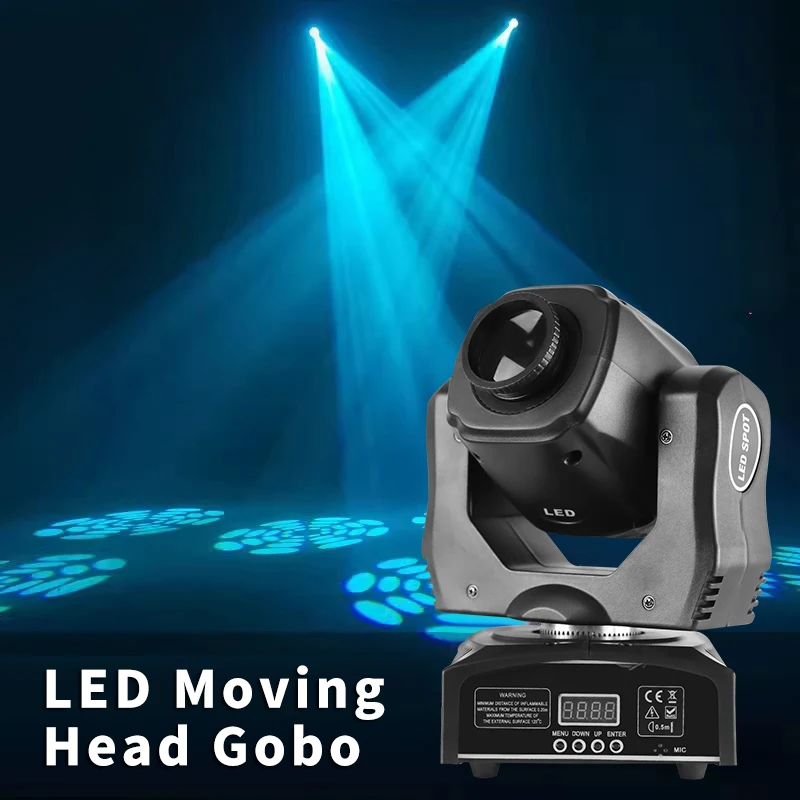 

VKF 30W LED Beam Light Moving Head Lights Spot Lighting Prism Stage Effect DMX 512 Controller for DJ Disco Bar Nightclub KTV