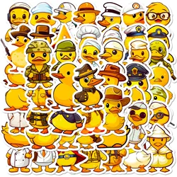 10/25/50pcs Little Yellow Duck Stickers Cartoon for DIY Scrapbooking Phone Laptop Travel Luggage Car Skateboard Helmet Bottle