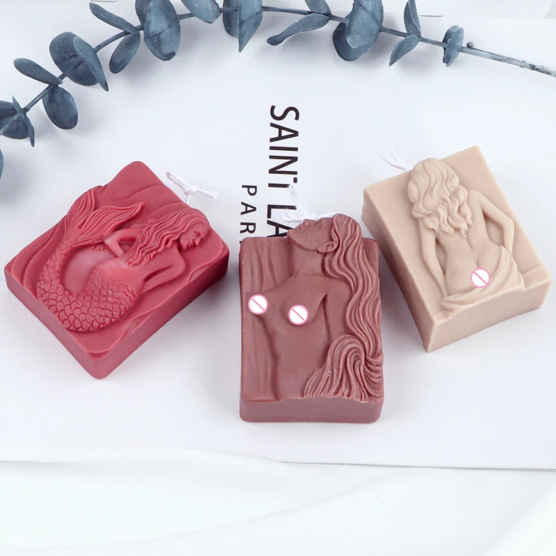 Stampo In Silicone A Forma Di Sirena – Per Saponi, Candele E Creazioni Fai-da-te (oggetto 7x6x5 Cm)