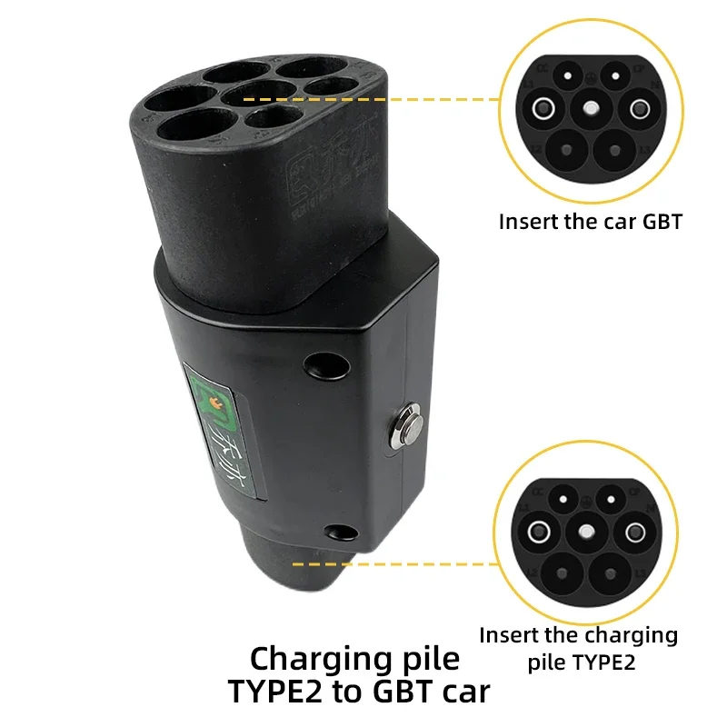 32A EV Charger Converter Type 2 to GBT EV Adapter Charging Station IEC 62196 to gbt Electric Car Charging Adapter ev charger