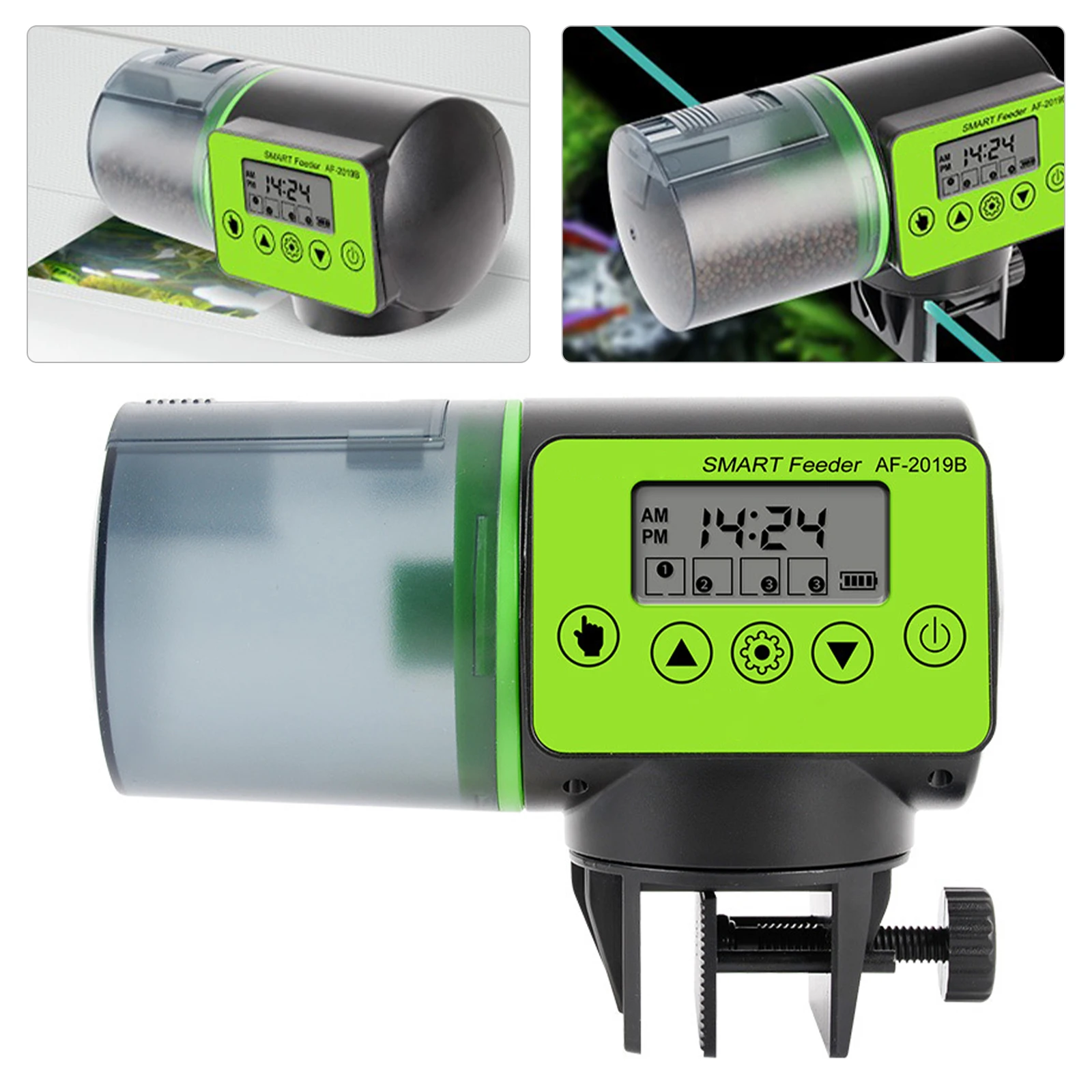 Automatic Fish Feeders Aquarium 200ML Electric Fishes Feeding Tank