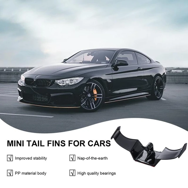 Rear Tail Wing Compact Mini Performance Spoiler Carbon Fiber Pattern Car Universal  Mini Tiny Trunk Spoiler Modification - AliExpress