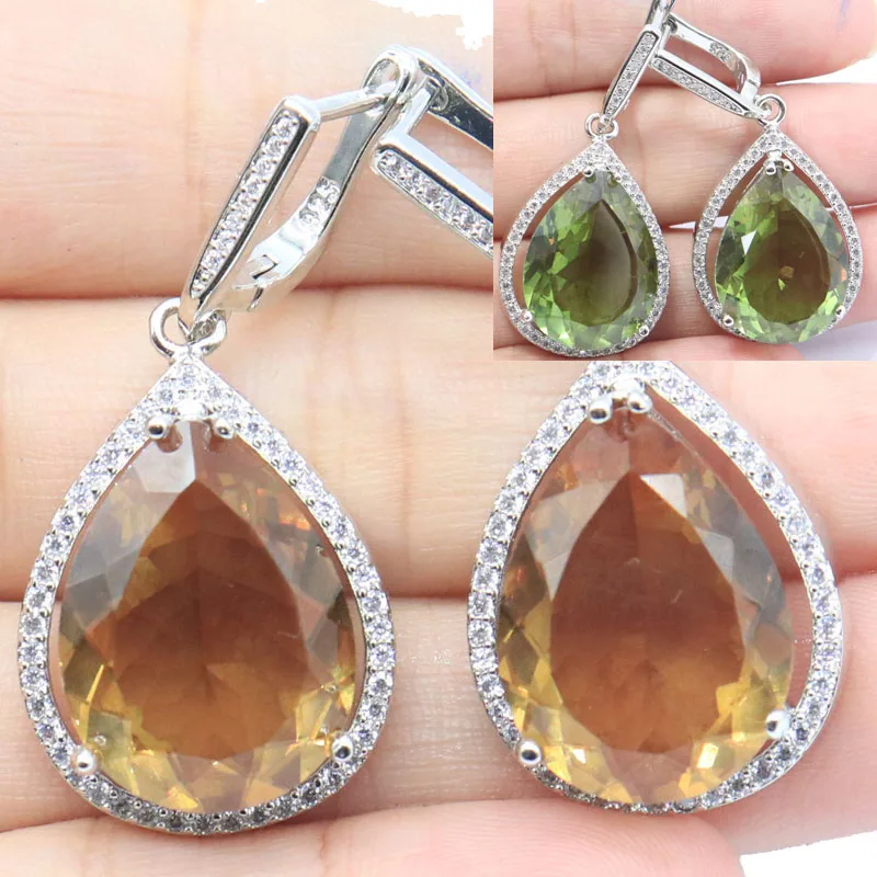 17g Customized 925 SOLID STERLING SILVER Earrings Alexandrite Topaz Zultanitel Spinel Morganite Citrine Spessartine Garnet  CZ