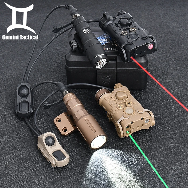 

Airsoft L3-NGAL IR Illumination Laser Modlit PLHv2 Scout Light UNAXON Switch Tactical Ngal L3 Red Green Dot Infrared Flashlight