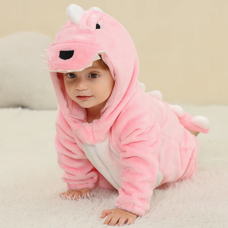 Kids Pajamas Animal Dragon Lion Unicorn Kigurumi Fox Costume For Girl Boy Overalls Jumpsuit