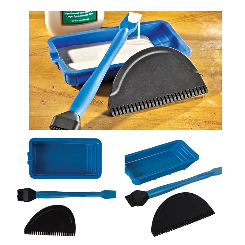 New Silicone Glue Kit Silicone Brushes Woodworking Glue Spreader Applicator Sets 2