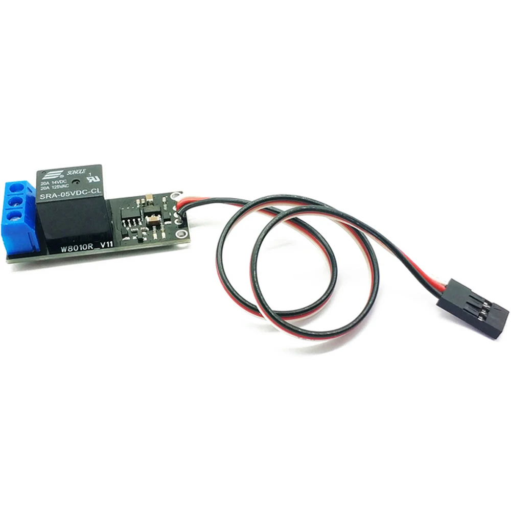 1 Way PWM Relay Switch Electronic Controller Module DIY Model Universal for Model Airplane 3.3V-5V/5V-12V 20A