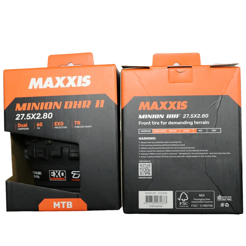 【２本セット】MAXXIS アセガイ x ミニオン DHR Ⅱ　27.5″ MAXXIS ミニオン DHR Ⅱ/DHF マウンテンバイクタイヤ 26x2.5