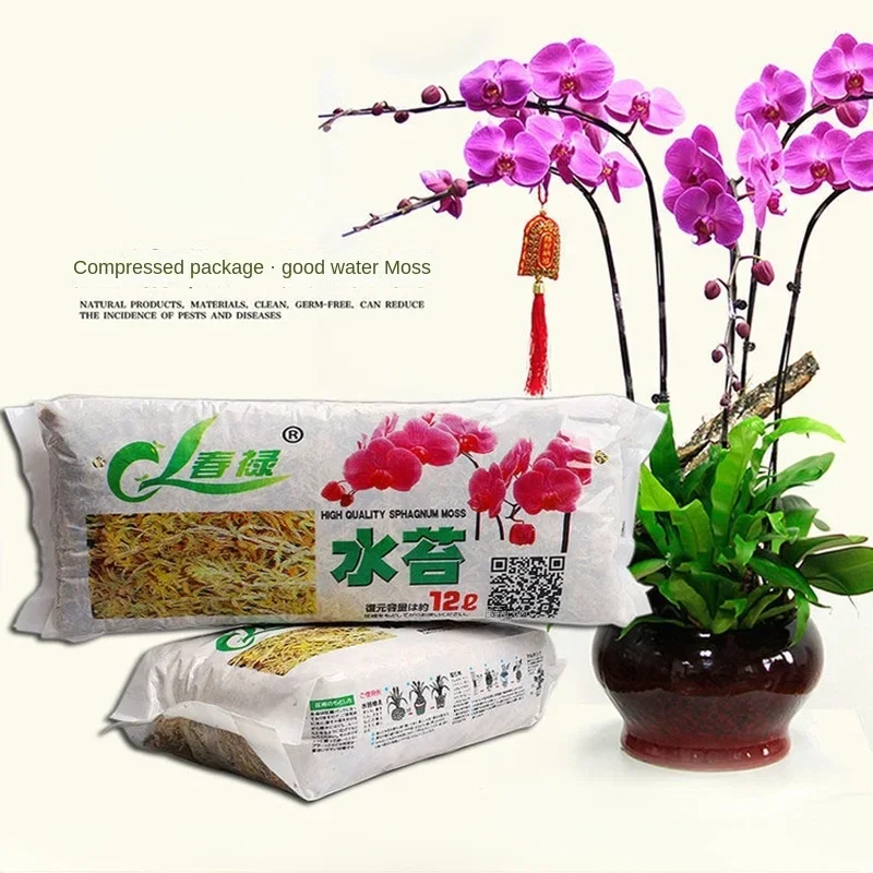 6l Hoogwaardige Multifunctionele Tuinbenodigdheden Sphagnum Mos Hydraterende Voeding Organische Meststof Voor Phalaenopsis Orchidee