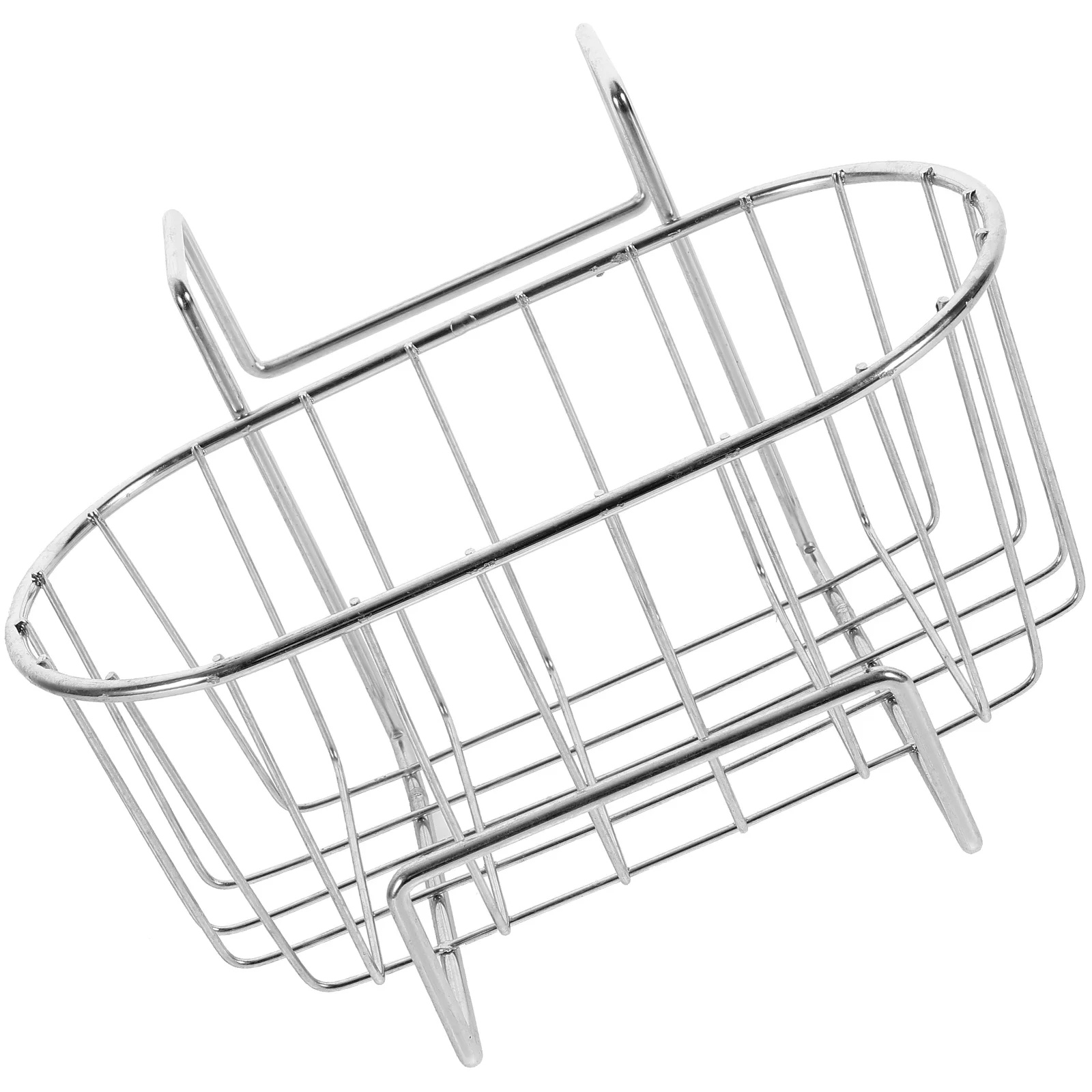 

Double Sink Multifunctional Kitchen Drain Storage Stainless Steel Hanging Basket Dish Cloths