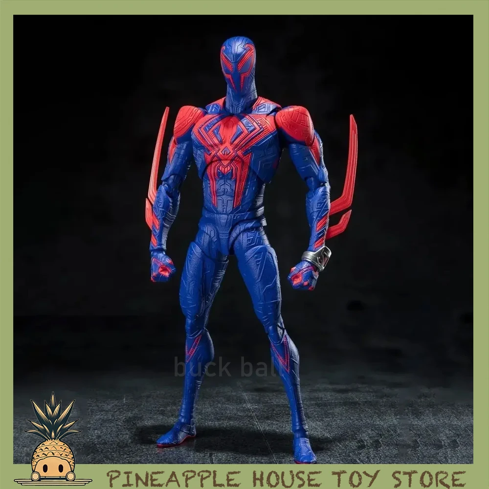 In Magazzino Spider Man Action Figure Attraverso La Parte Spider-Verse Shf Anime Figure One S.H.Figuarts Spider-Man 2099 Giocattolo Statua In Pvc