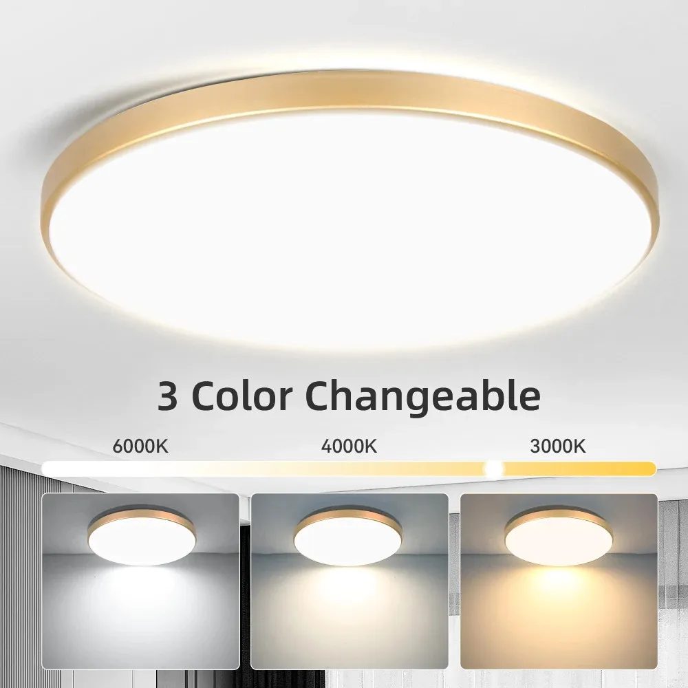 รูปสินค้า โคมไฟเพดาน LED 220V ประหยัดพลังงาน สำหรับตกแต่งบ้านสไตล์โมเดิร์น