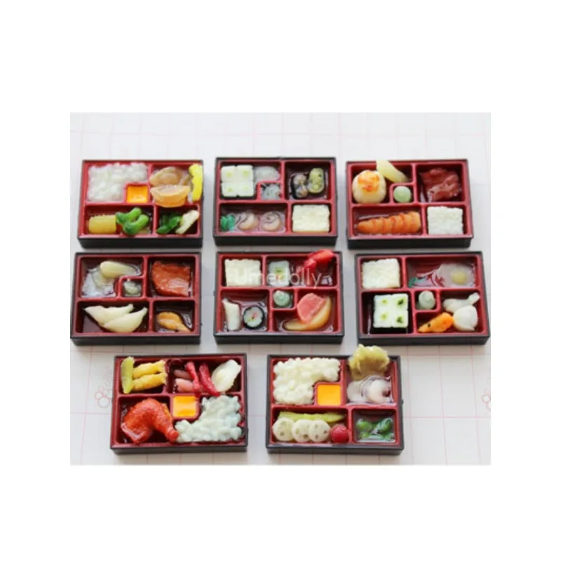 2PCS 1:6 Miniature Dollhouse Bowl Rice Mini Chinese Cuisine Pretend Food for 1/6 Blyth BJD Doll Kitchen Decor Accessories Toys 6