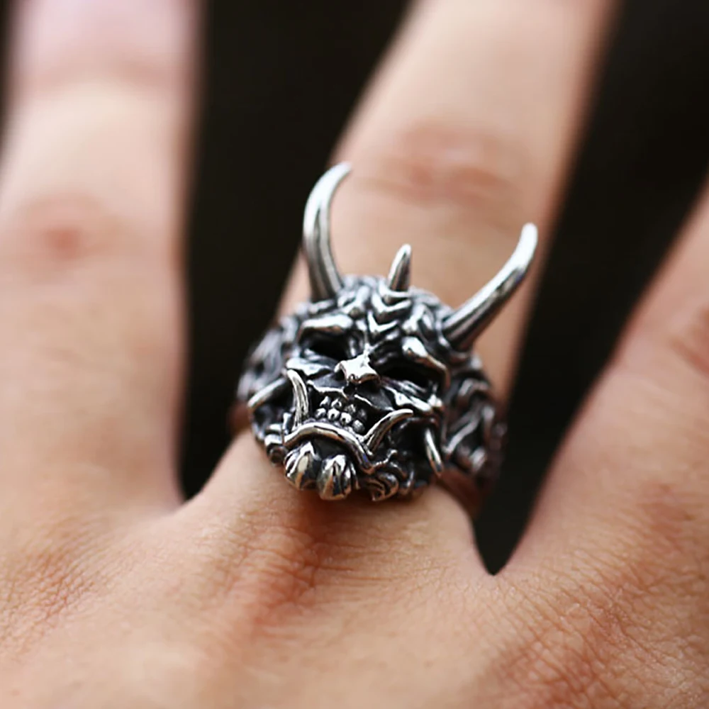 GUCCI Sterling Silver Anger Forest Bull's Head Ring 56 7.5 629269 |  FASHIONPHILE