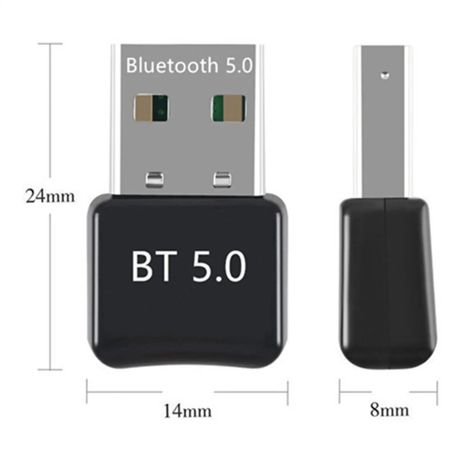 컴퓨터 헤드셋용 미니 블루투스 어댑터, BT 5.0 오디오 리시버