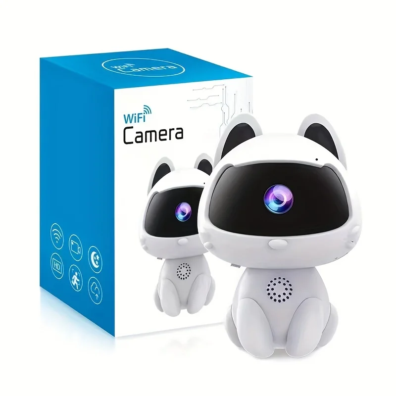 

WiFi IP Camera V380 2MP Baby Pet Monitor Home Security Protection Night Vision Two Way Audio CCTV Wifi Surveillance Cameras