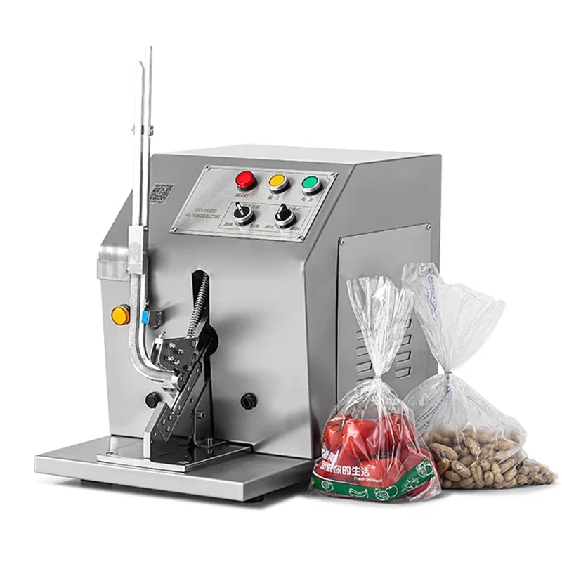 300W 220V Abbottonatrice Elettrica Completamente Automatica Borsa Per Il Pane Legatrice Per Sacchetti A Rete Sigillatrice Per Alimenti Sottovuoto Con 