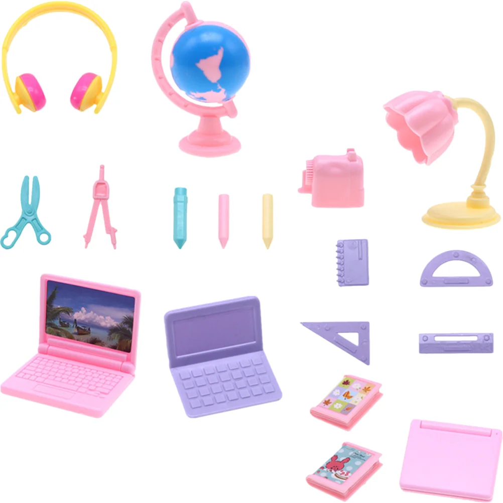 

1 Set of Miniature School Supplies Mini School Set Miniature Stationery