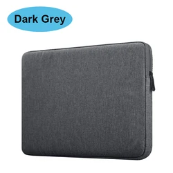 Waterproof Portable Laptop Sleeve Bag Cover - Versatile Fit - 13 inch (Dark Grey)