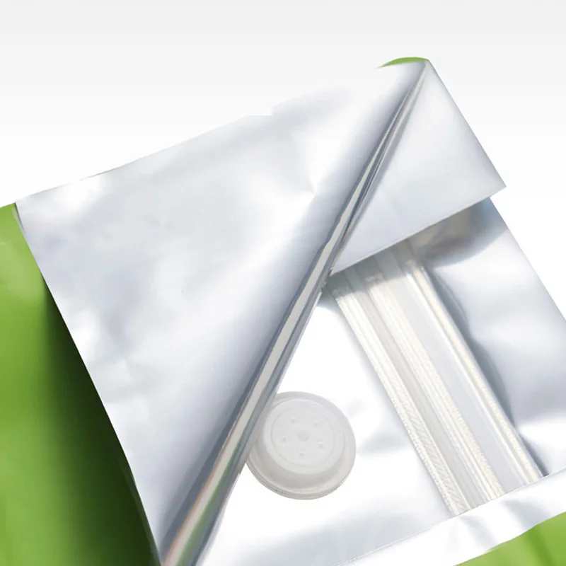 Resealable Thick Aluminum Foil Zipper Bags for Coffee and Tea Packaging, 25-Pack