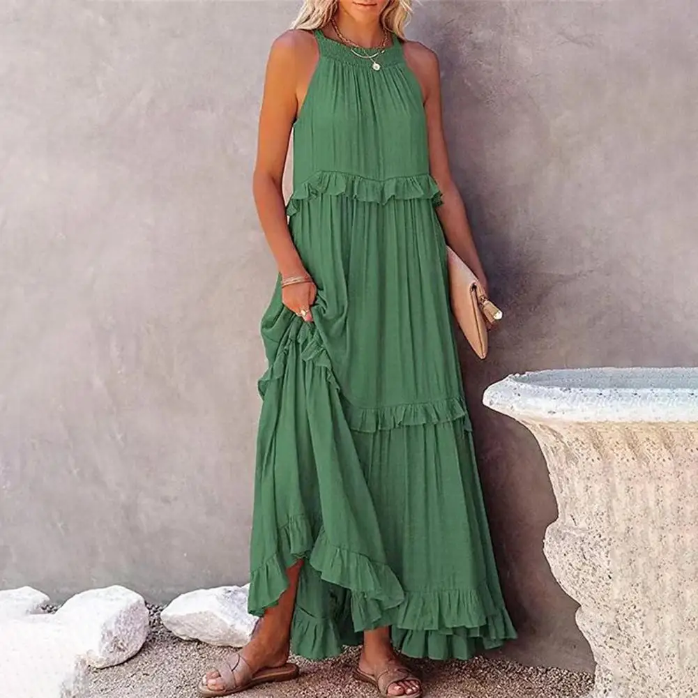 SHEIN Belle Vestido De Dama De Honor Para Adultos Con Cuello De Halter