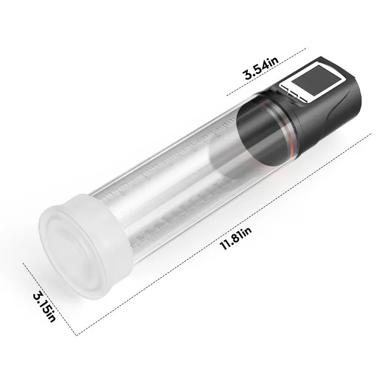 Hannibal LCD Electric Penis Sex Toys Penis Enlargement Extend Pump Trainer Male Masturbators Cup Dick Sex Toys for Men