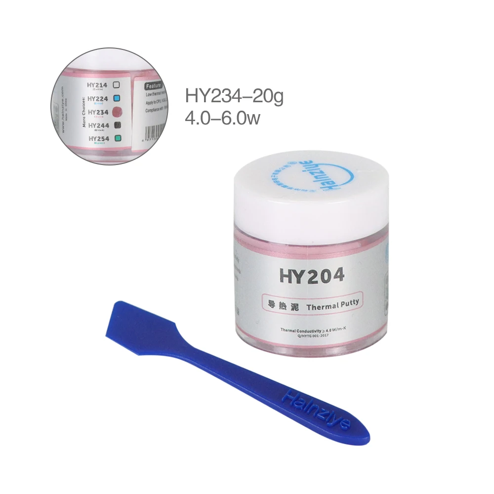 1PCS HY883 HY234 10g/20g Silicone Thermal Paste Heat Transfer Grease Heat Sink CPU GPU Chipset Notebook Computer Cooling Syringe
