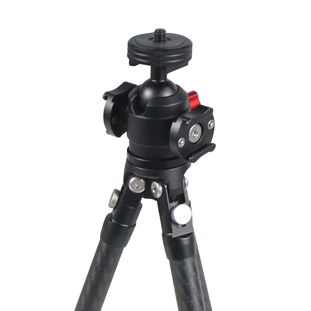Mini Stativ Kugelkopf Swivel Ball Kopf 1/4 "Abnehmbare Kalten Schuh Halterungen Adapter für DSLR Kamera Monitor Vlog Flash Licht mic Stand – Detail 37