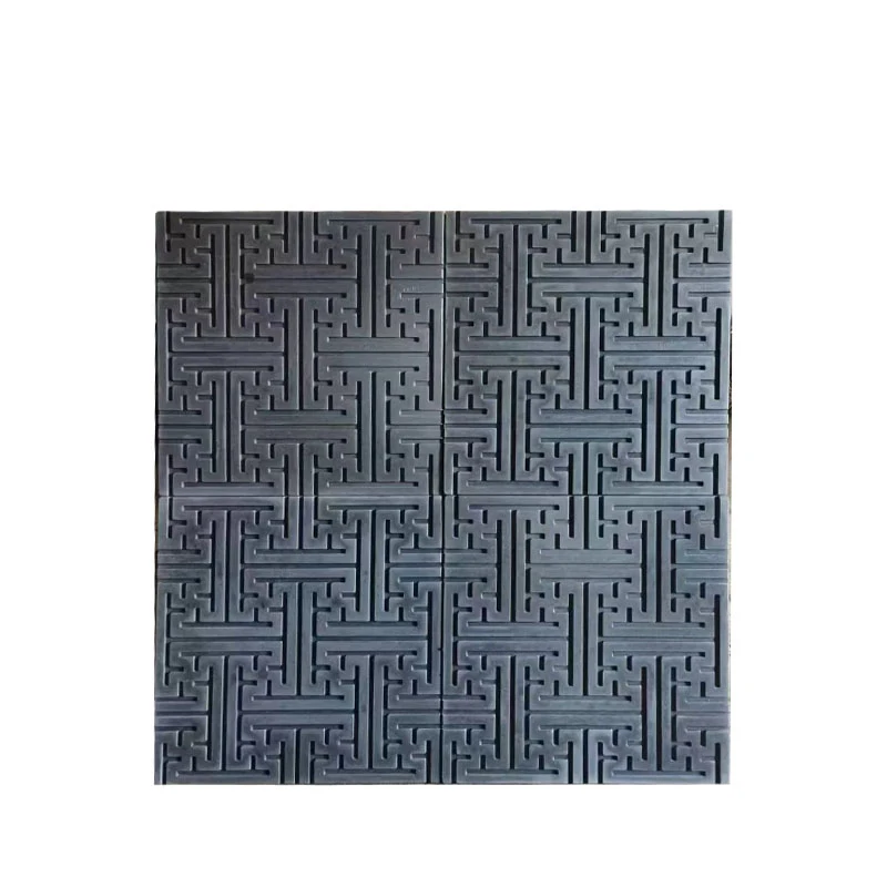 Chinese Style Antique Tile Embossing Mold Size 40X40Cm Tang Lian Xiangyun Chinese Style Tile Ancient Building Wall Decoration
