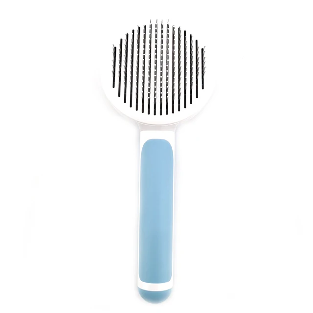 Self Cleaning Slicker Brush for Dog and Cat Removes Undercoat Tangled Hair Massages Particle Pet Comb Improves Circulation 6