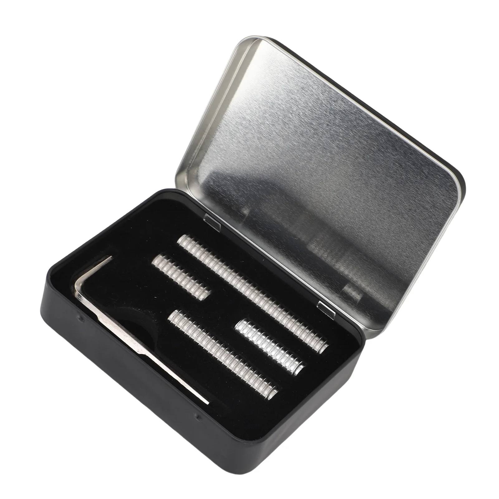 Billiard Cue Weight Screw Storage Box Hex Wrench Pool Cue Weight Bolts Aluminum 0.2oz 0.5oz 1.0oz 1.5oz for Balance Adjustment