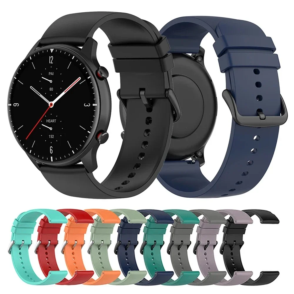Versatile Silicone Watch Band - 20mm/22mm - Premium Comfort and Style