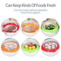 1pc Creative Vacuum Food Preservation Tray Food Fresh Keeping Fresh Spacer Organizer Food Preservate Refrigerator Storage 2