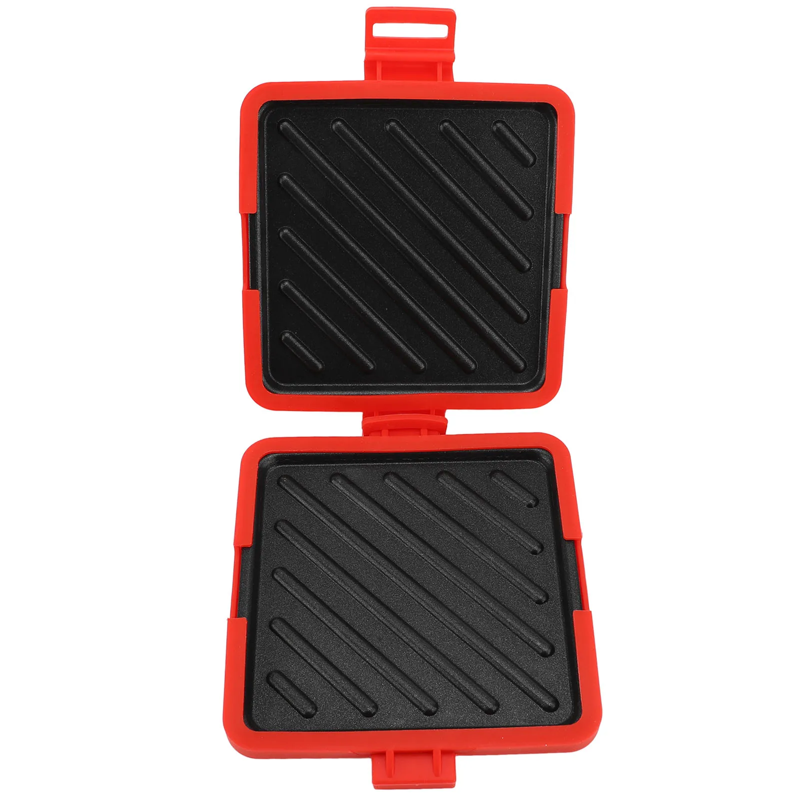 Microwave Toastie Sandwich Maker Microwavable Toaster with Adjustable Silicone Straps No Electricity Cordless Microwave Toaster 3