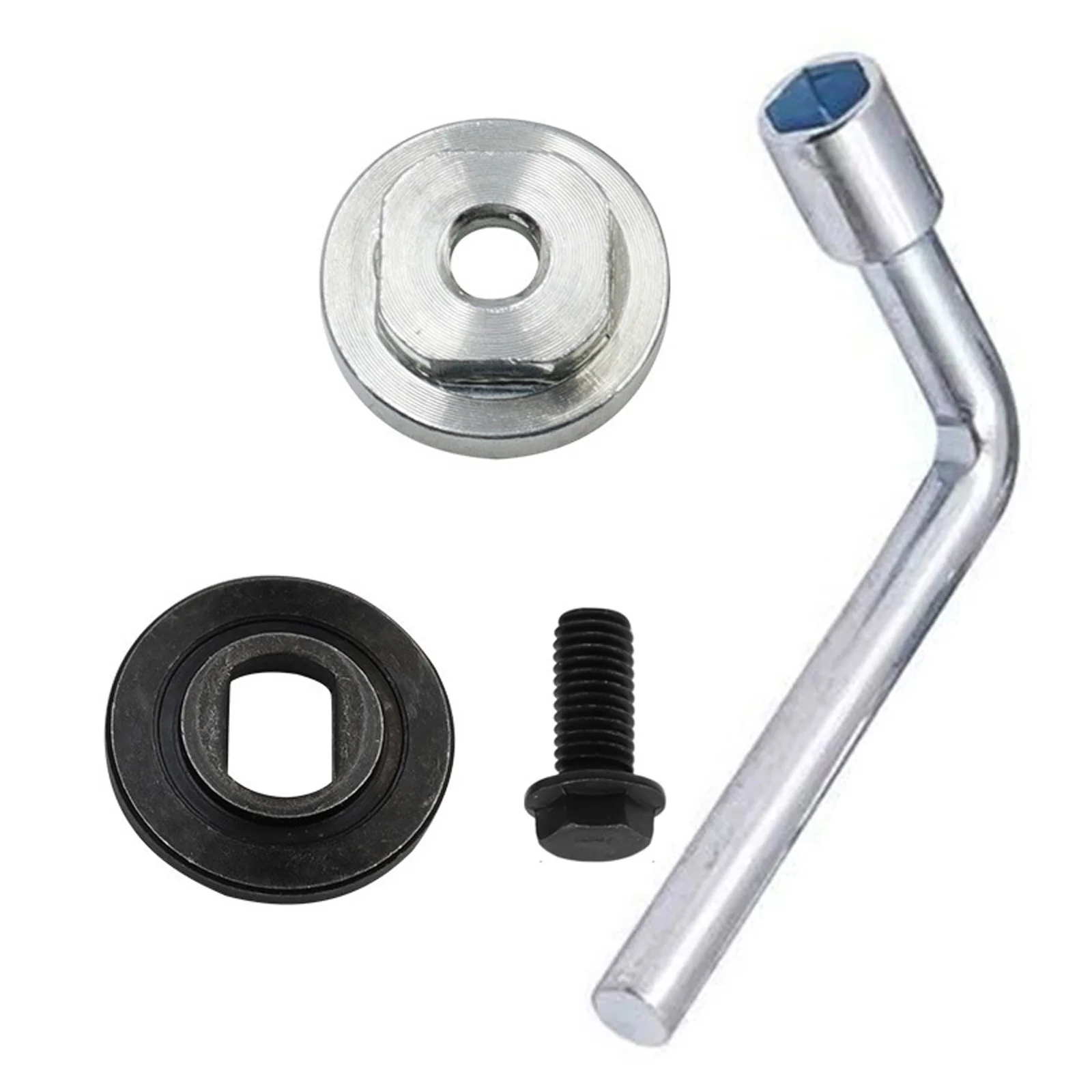 

4pcs Cutting Machine Kit 1 Pair Pressure Plate And 8mm Screw L-Shaped Socket Set For 4100 Machine Power Tools Accessories