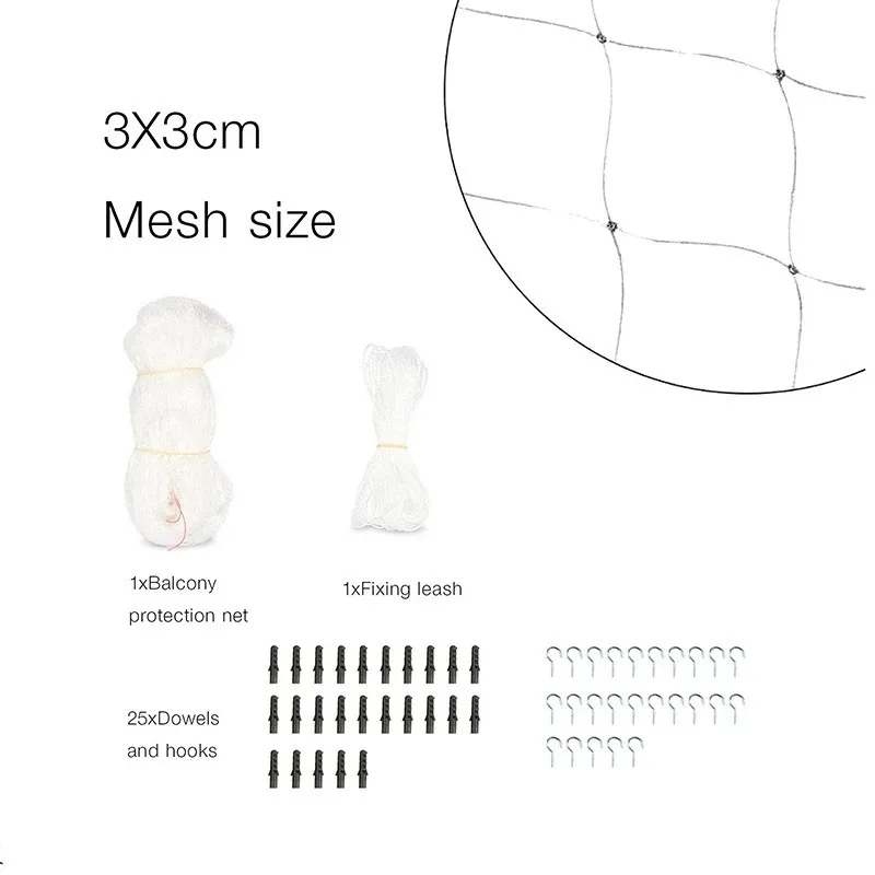 Pet Protective Cover Cat Safety Net Floating Window Mesh Garden Balcony