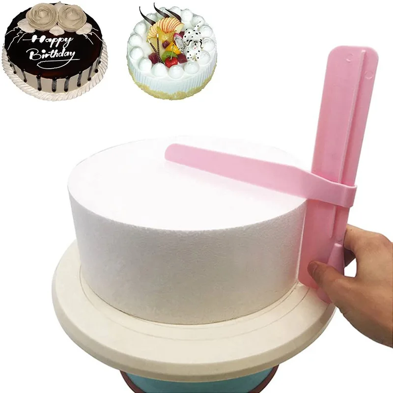 Baking Supplies Cake Tools Cake Decorating Kit DIY Adjustable Screed Cake Scraper Fondant Spatulas Cream Edge Smoother Decorating Tools Bakeware Kitchen Baking Accessories