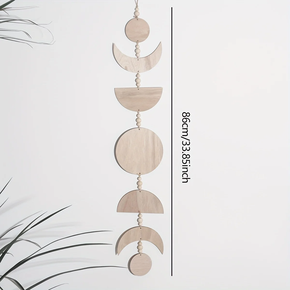 1pc-Bohemian wooden handmade jewelry, artistic and creative home decoration minimalist wall decoration