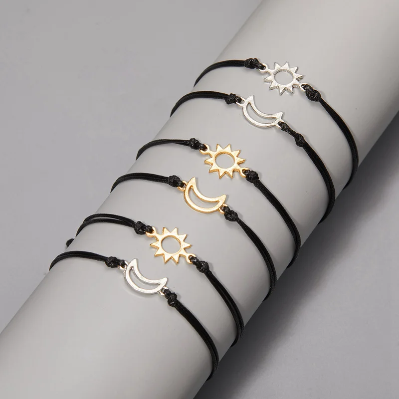Sun Moon Bond Touch Bracelets Set Gullei.com
